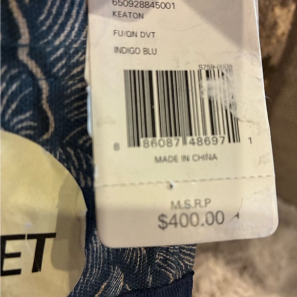 Ralph Lauren Indigo Blue Keaton Duvet Cover Full/Queen NWT - Picture 3 of 5